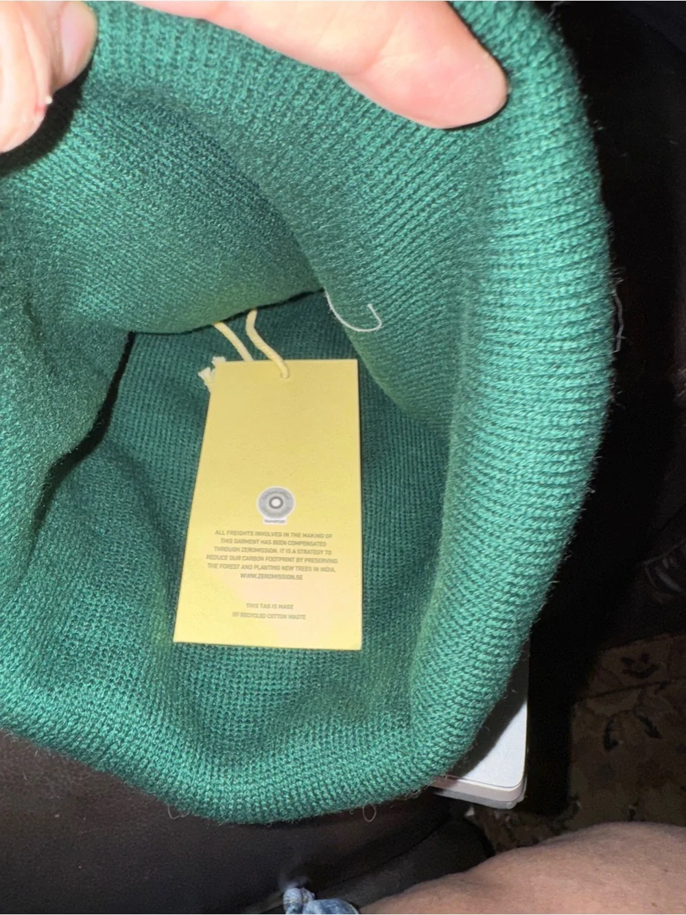 Jameson Green Knit Beanie and Scarf